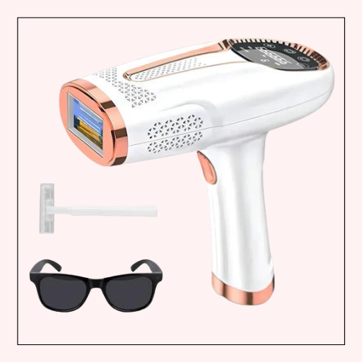 TSL03 IPL hair removal device showing 5 intensity levels for home use in Pakistan